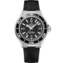 Seamaster Planet Ocean 600M 42&nbsp;mm, steel on rubber strap - 21732422101001