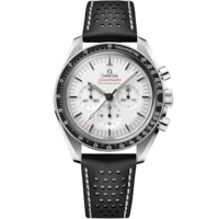 Speedmaster Moonwatch Professional 42&nbsp;mm, steel on leather strap - 31032425004002